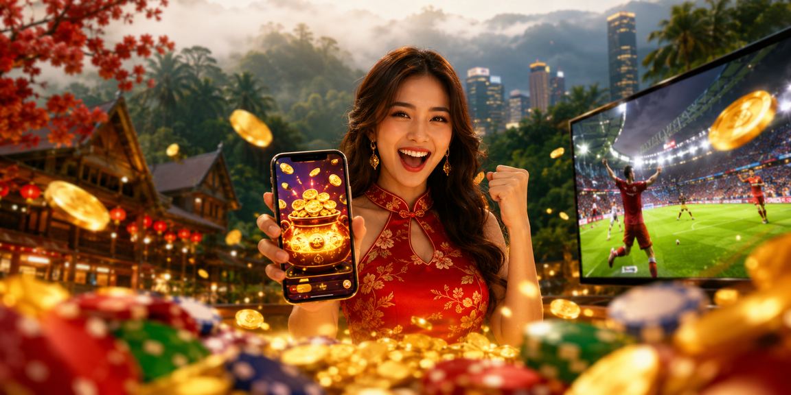 Pengguna Sarawak mengakses aplikasi kasino wow888 melalui telefon pintar